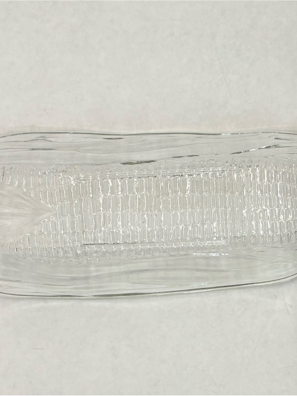 Vintage Corn on the Cob  Serving Dishes  Clear Pressed Glass  Lot of 12 - Picture 3 of 7